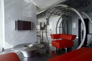 Дизайна интерьера квартиры в стиле хай-тек - фото 22