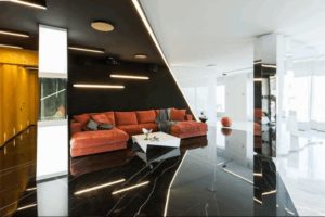 Дизайна интерьера квартиры в стиле хай-тек - фото 21