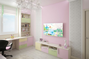 Дизайн интерьера 3-х к.кв. 103 м2, ЖК &laquo;Малахіт&raquo;, фото 11