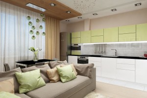 Дизайн интерьера 3-х к.кв. 103 м2, ЖК &laquo;Малахіт&raquo;, фото 30