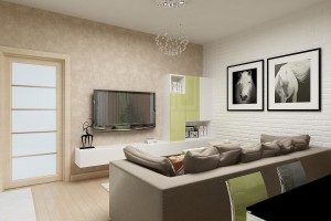 Дизайн интерьера 3-х к.кв. 103 м2, ЖК &laquo;Малахіт&raquo;, фото 32