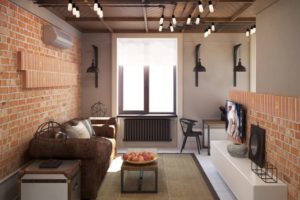 Дизайна интерьера квартиры в стиле лофт - фото 21