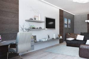 Дизайн интерьера Печерский двор 2х.ком.кв., 105 м2, новострой, фото 16