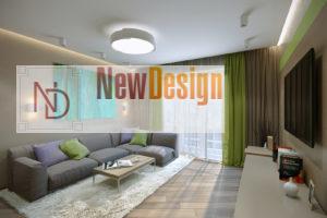 Дизайн интерьера ул. Метрологическая 9-в, новострой 61м2 ,2х ком. кв, фото 17