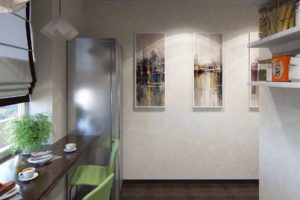 Дизайн интерьера ул. Полярная, 7б,  35 м2, фото 2