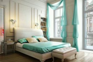 бирюзовый цвет в интерьере - фото 22