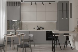 Дизайн кухни гостиной