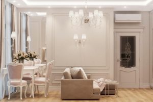 дизайн интерьера кухни гостиной